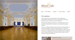 Desktop Screenshot of mozart-saele.de